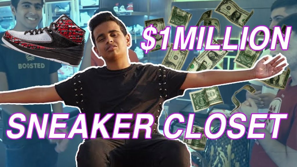 Money Kicks' 1 MILLION DOLLAR SNEAKER CLOSET | Rashed Belhasa Closet Tour | MainstreetTv