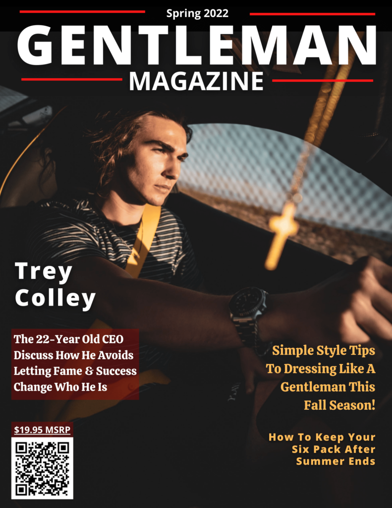 Trey Colley On The Cover Of The Gentleman Magazine